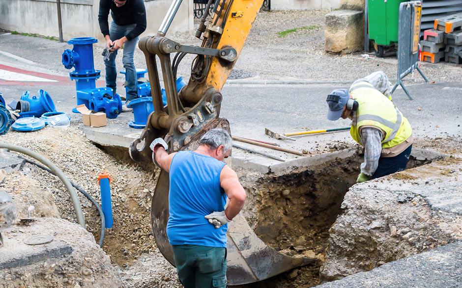 travaux assainissement Saint-Fargeau-Ponthierry